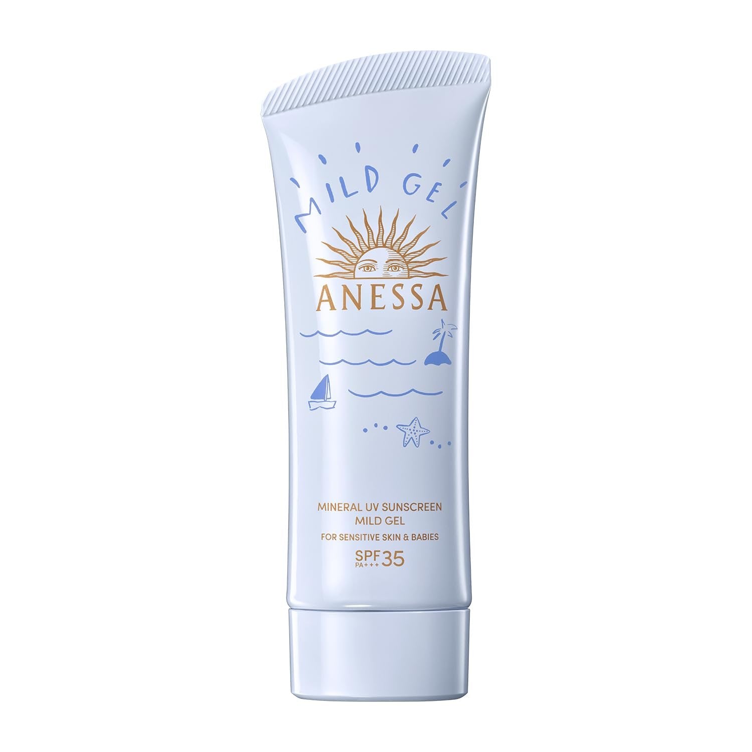 아네사 모이스처 UV 썬스크린 마일드 젤 SPF35 PA+++ 90ml