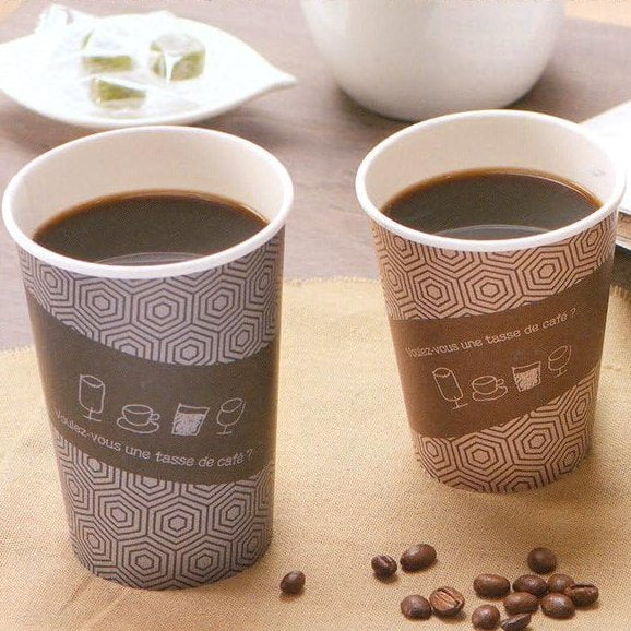 선냅 따뜻한 음료와 차가운 음료용 강력 종이컵 400ml (50개입)