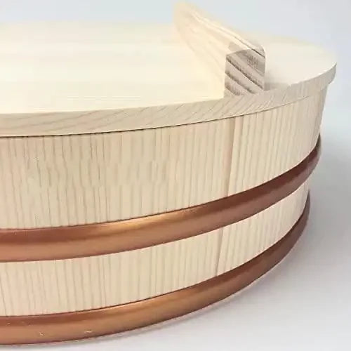 타치바나 스시 오케 나무 항기리 그릇(뚜껑 포함) 36cm