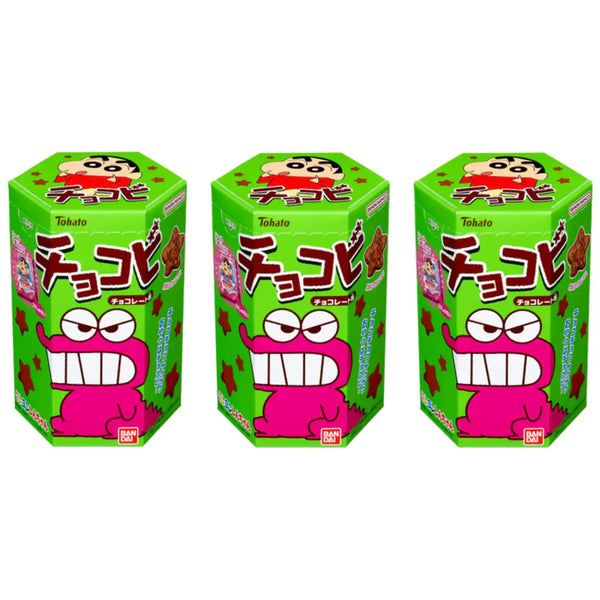 토하토 초코비 별모양 초코콘퍼프스낵 + 신짱스티커 25g (3개입)