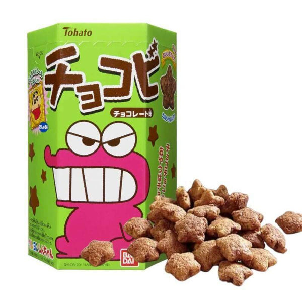 토하토 초코비 별모양 초코콘퍼프스낵 + 신짱스티커 25g (3개입)