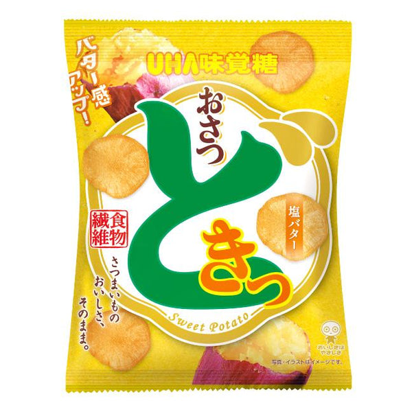 UHA 미카쿠토 오사츠도키 소금버터 고구마칩 65g (3개입)