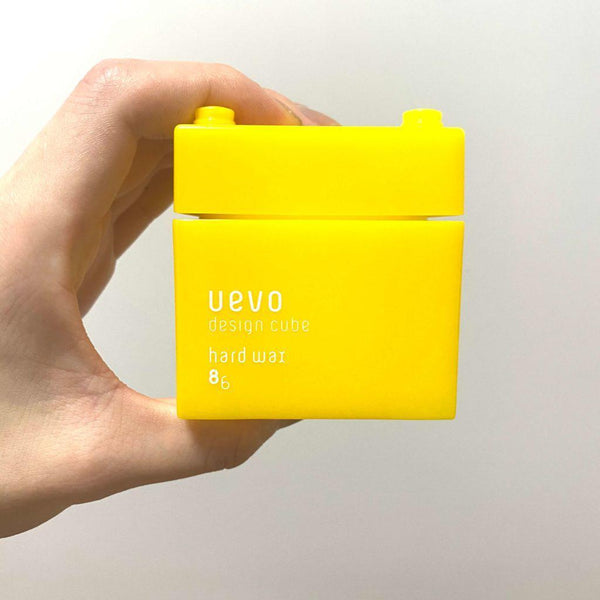 Uevo 디자인 큐브 하드 헤어 왁스 스트롱 홀드 매트 피니시 80g
