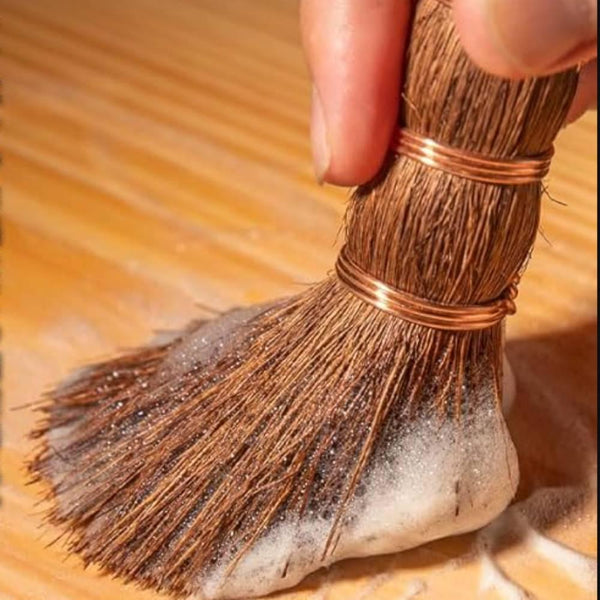 수제 생분해성 팜 섬유 접시 수세미 14cm