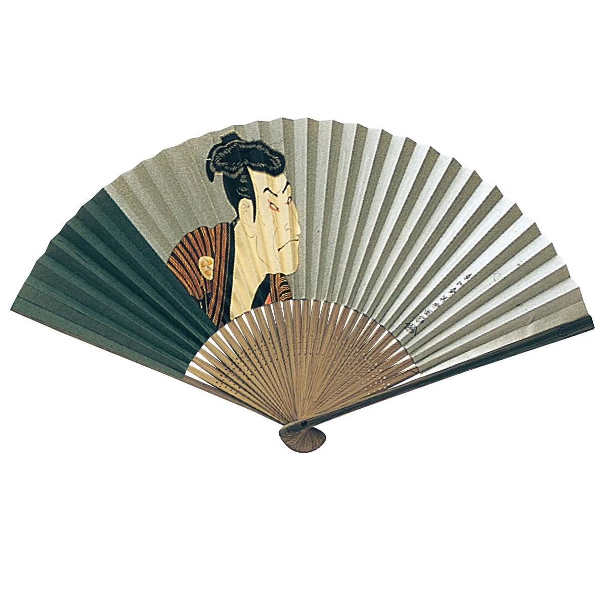 야마니 가부키 우키요에 일본 센수 접이식 부채 22.5cm