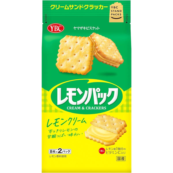 야마자키 레몬 팩 레몬 크림이 들어간 샌드위치 크래커 (3개 팩)