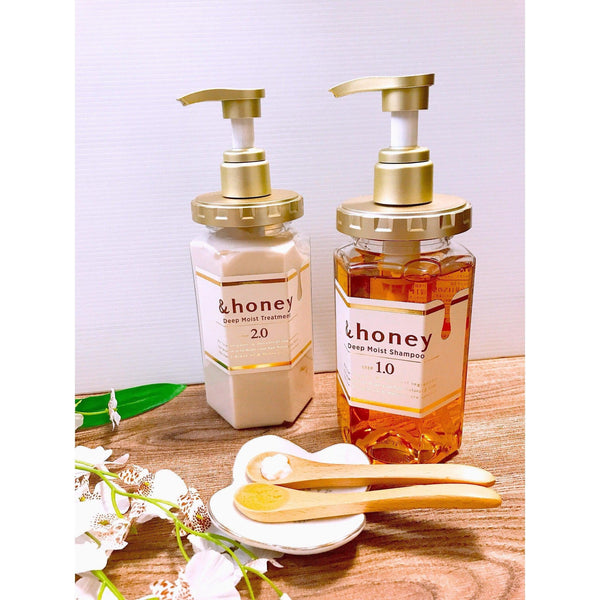 &honey 딥 모이스트 트리트먼트 2.0 (일본산 허니 헤어 컨디셔너) 445g