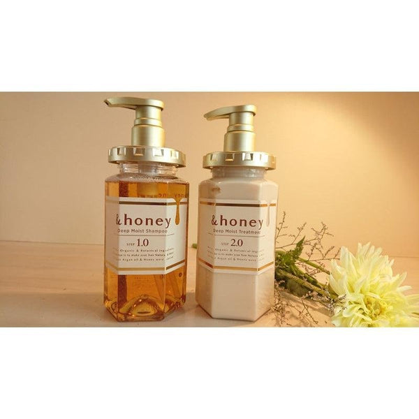 &honey 딥 모이스트 트리트먼트 2.0 (일본산 허니 헤어 컨디셔너) 445g