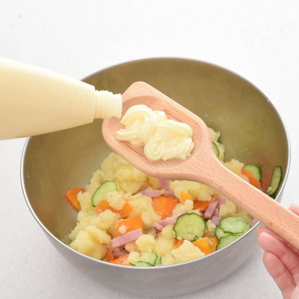 2 in 1 나무 요리 주걱과 계량스푼 표시 29.5cm
