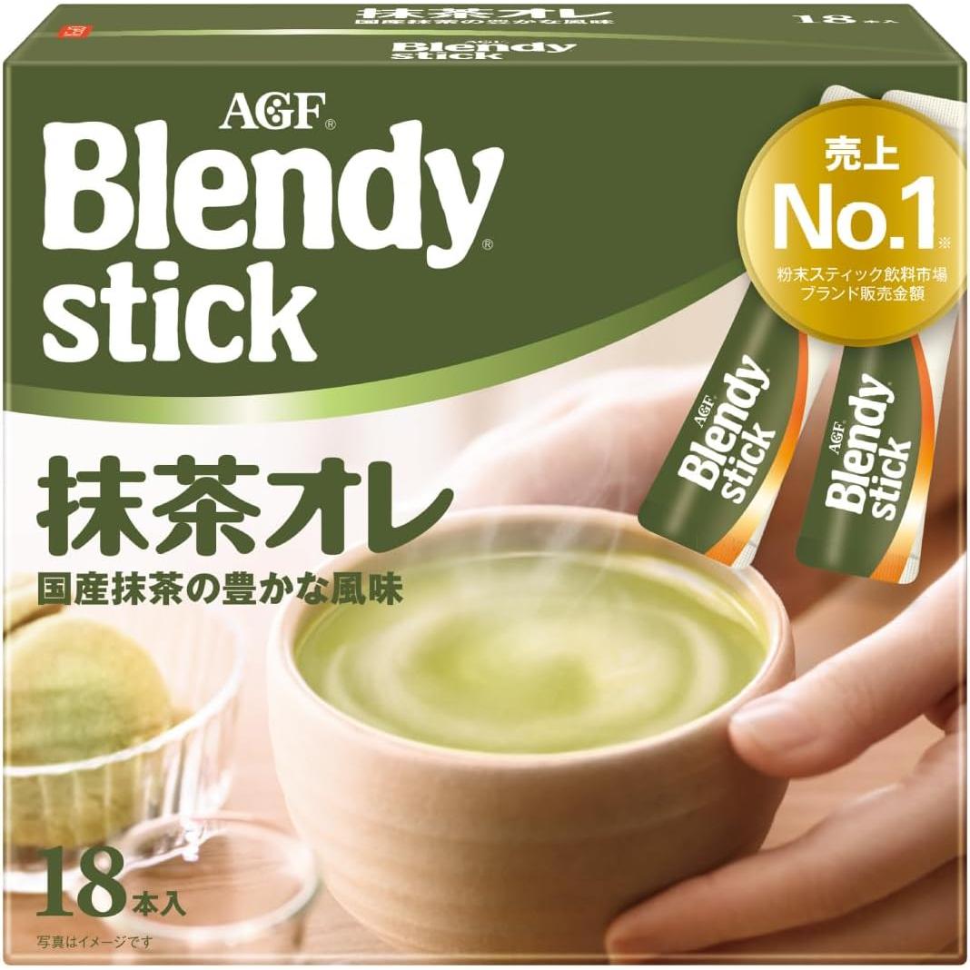 AGF 블렌디 스틱 말차오레 (말차 그린티 라떼) 18개입