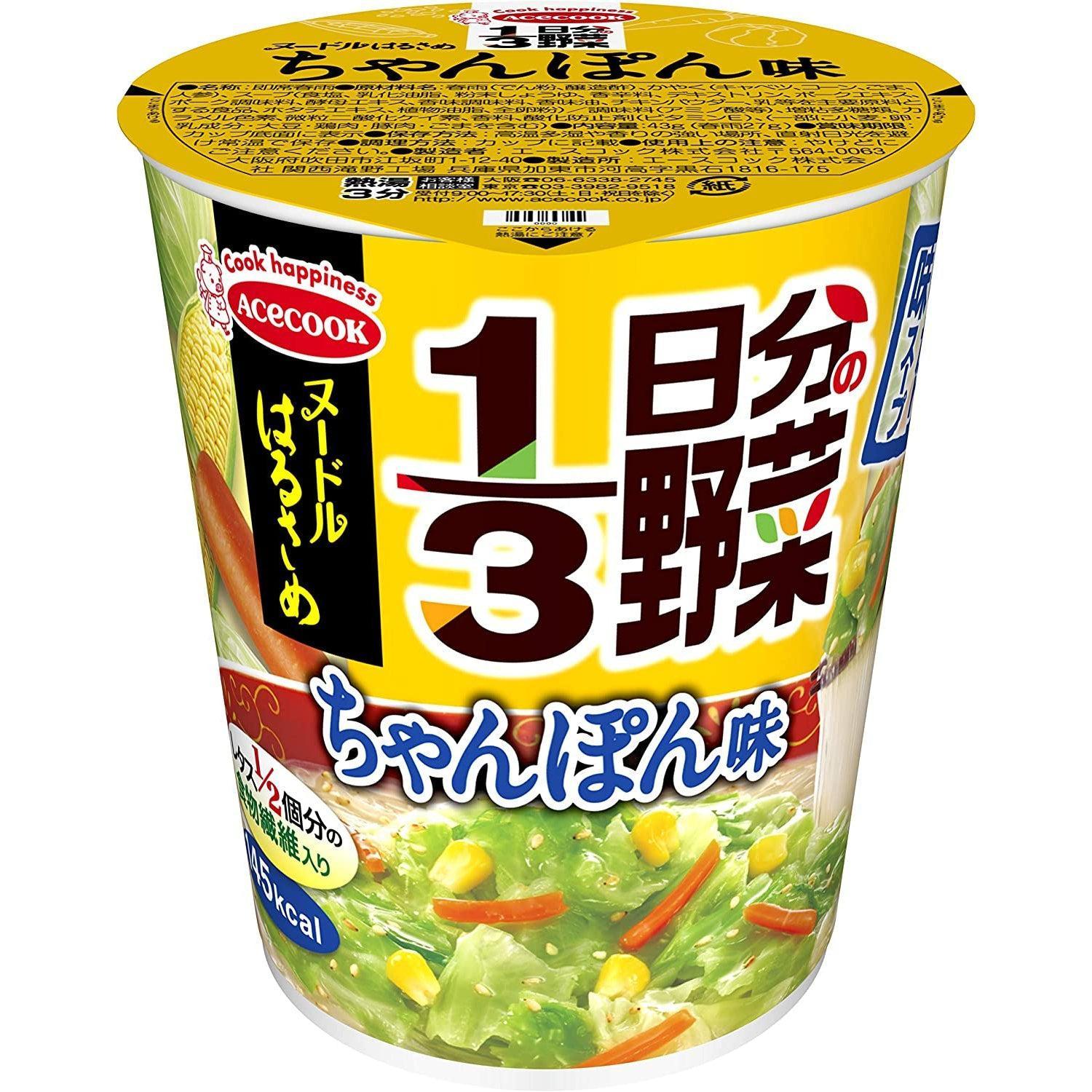 에이스쿡 하루사메 인스턴트 짬뽕맛 43g (6개입)