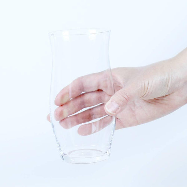 Aderia Craft Beer Glass Convex Stylish 프리미엄 유리 제품 대형 420ml