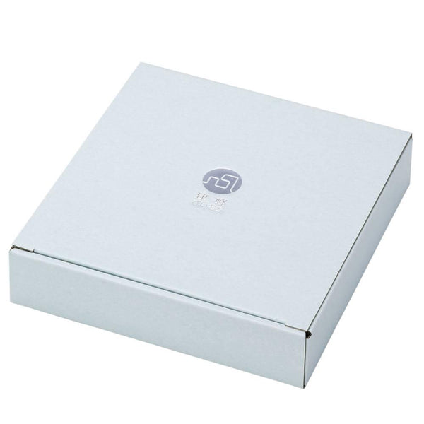 Aderia 대형 유리 서빙 접시 블루 불꽃놀이 디자인 230mm