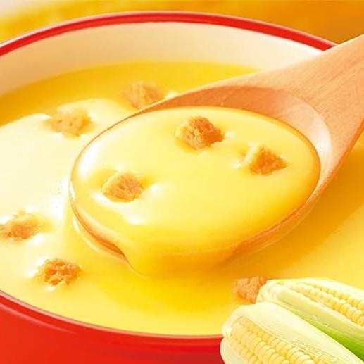 아지노모토 크노르 인스턴트 크리미 옥수수 수프(크루통 포함) 8인분