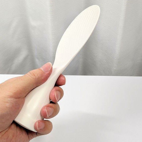 아케보노 샤모지 자립형 붙지 않는 밥숟가락 화이트