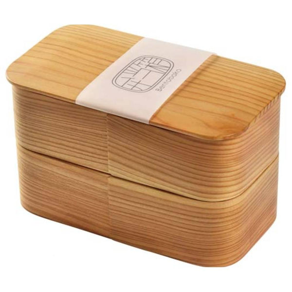 아키타 삼나무 도시락 수제 2단 도시락 930ml