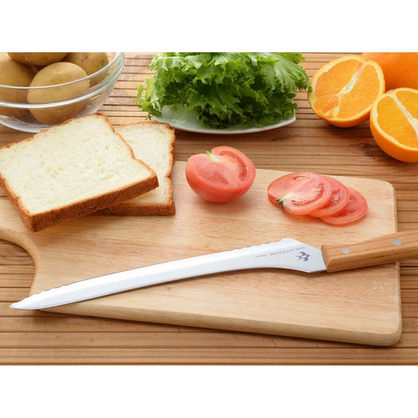 Arnest 빵 슬라이서 나무 손잡이 몰리브덴 강철 빵 칼 235mm