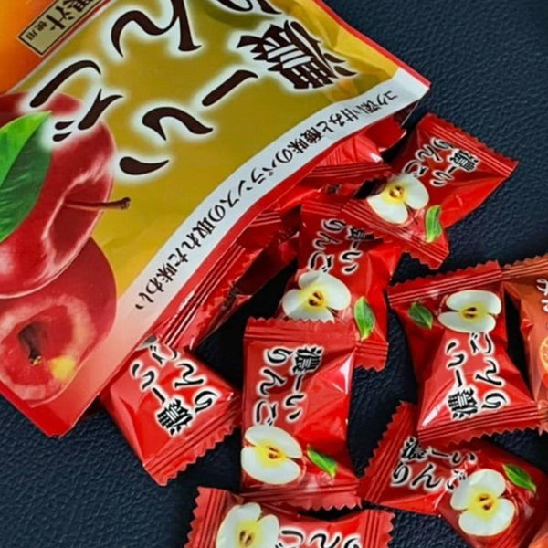 아사히 코이 링고 리치 애플 캔디 스위트 하드 캔디 80g