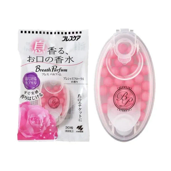 구취를 위한 호흡 향수 꽃 향기 씹는 캡슐 30ct.