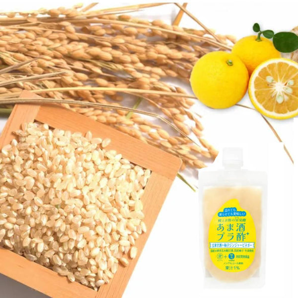 현미 아마자케 & 유자 생강 식초 음료 파우치 150g