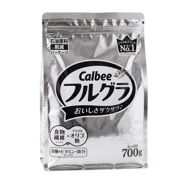 Calbee Frugra 건조 과일 700g이 포함된 고섬유질 크런치 그래놀라 시리얼