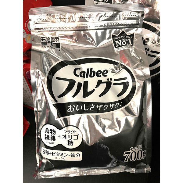 Calbee Frugra 건조 과일 700g이 포함된 고섬유질 크런치 그래놀라 시리얼