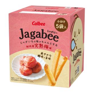 Calbee Jagabee 감자 스틱 사워 키슈 매실 맛 75g