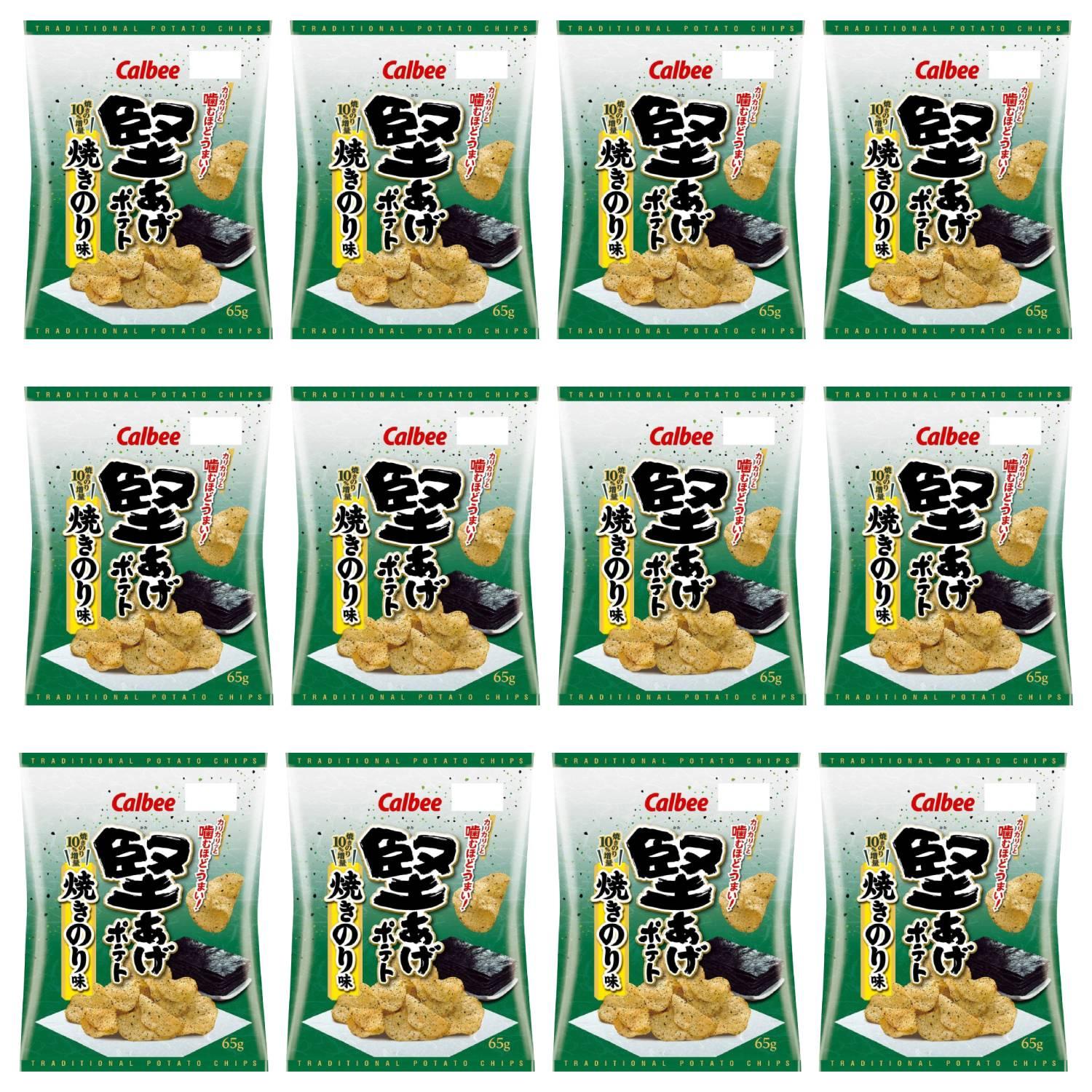 칼비 카타아게 김 해초 크리스피 포테이토칩스 65g (12개입)