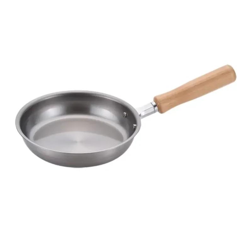 치토세 철 프라이팬 나무 손잡이 유도 대응 18cm