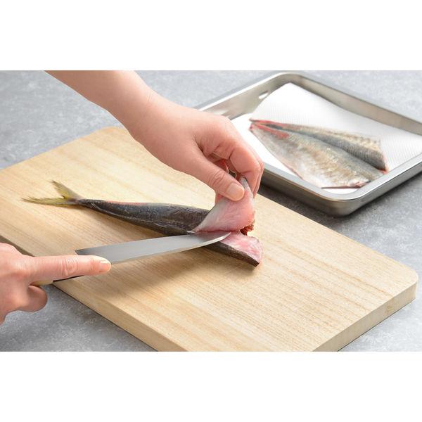 치토세 일본식 칼 3피스 세트 나무 손잡이 산토쿠, 나키리 & 데바