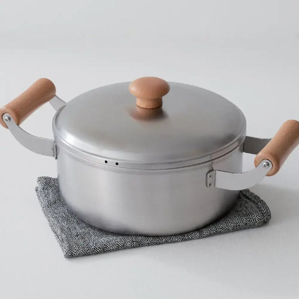 치토세 스타일리시 양손 냄비 뚜껑 포함(IH 대응) 2.8L