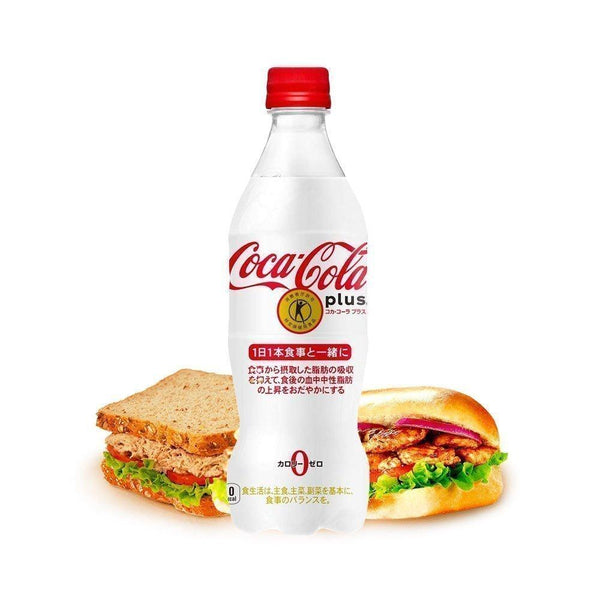 코카콜라 플러스 제로 칼로리 섬유질 강화 건강 지원 청량 음료 470ml