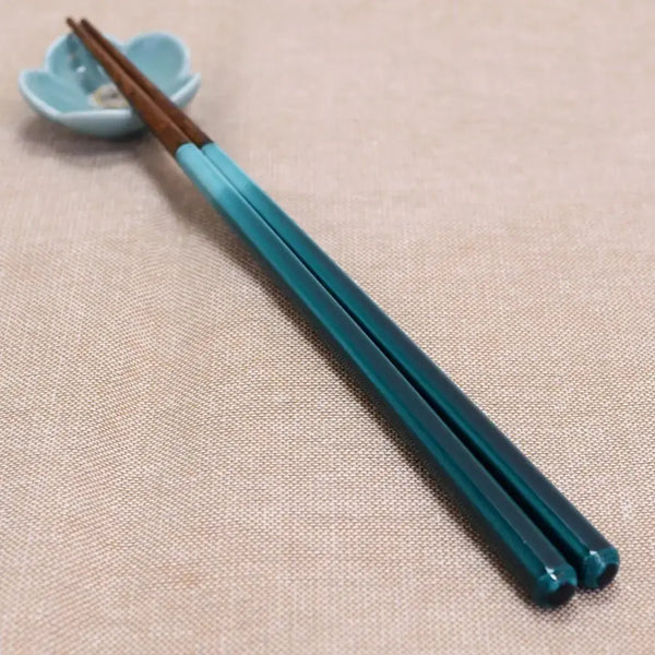 다채로운 나무 젓가락 식기세척기 사용 가능 23cm(선물 상자에 5쌍)
