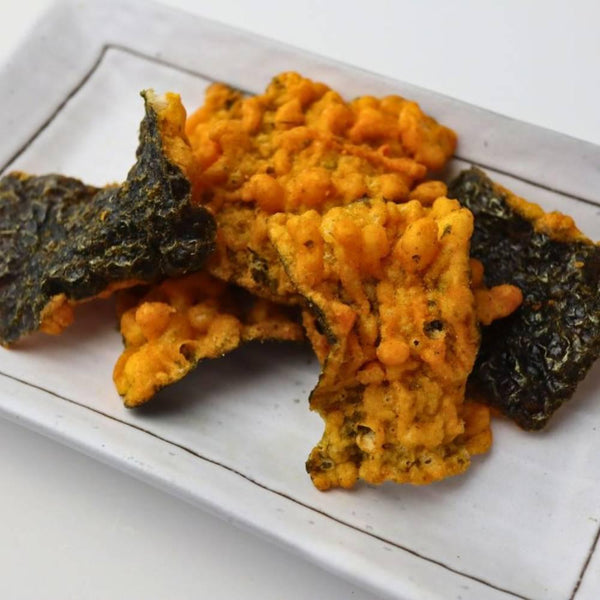 Daiko Foods 노리텐 비리리 쿤 매콤한 도가라시 튀김 김 칩(10팩)