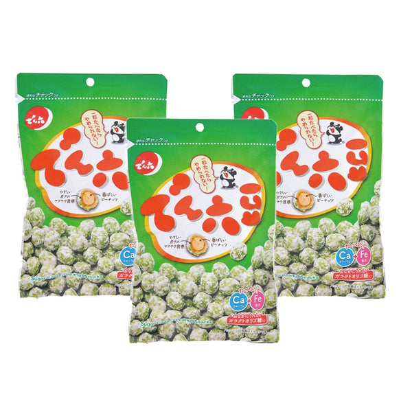 덴로쿠 마메 설탕 코팅 땅콩 스낵 80g (3개입)