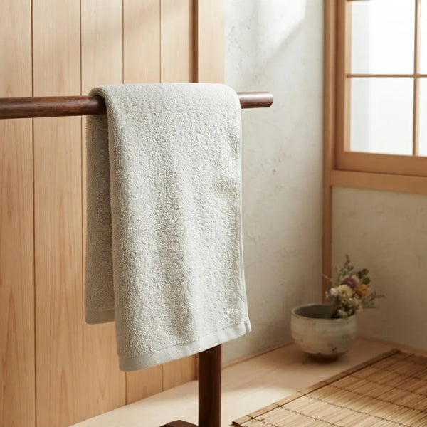친환경 생분해성 면 스마트 목욕 타올 34x105cm