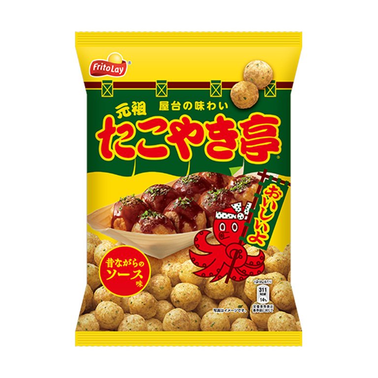 프리토 레이 재팬 타코야끼 볼칩 멜로우 소스맛 55g (3봉지)