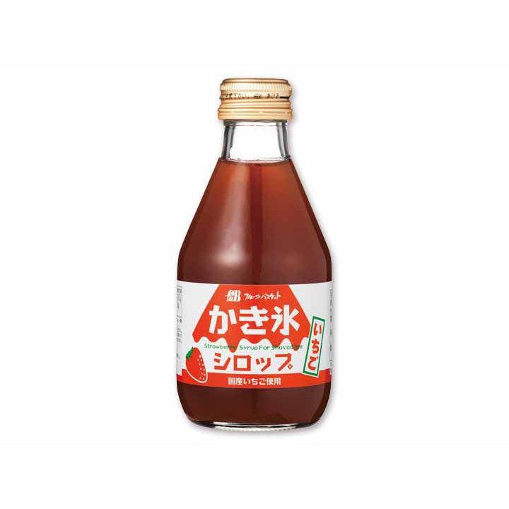 과일 바구니 딸기 카키고리 시럽 무첨가 빙수 시럽 180ml