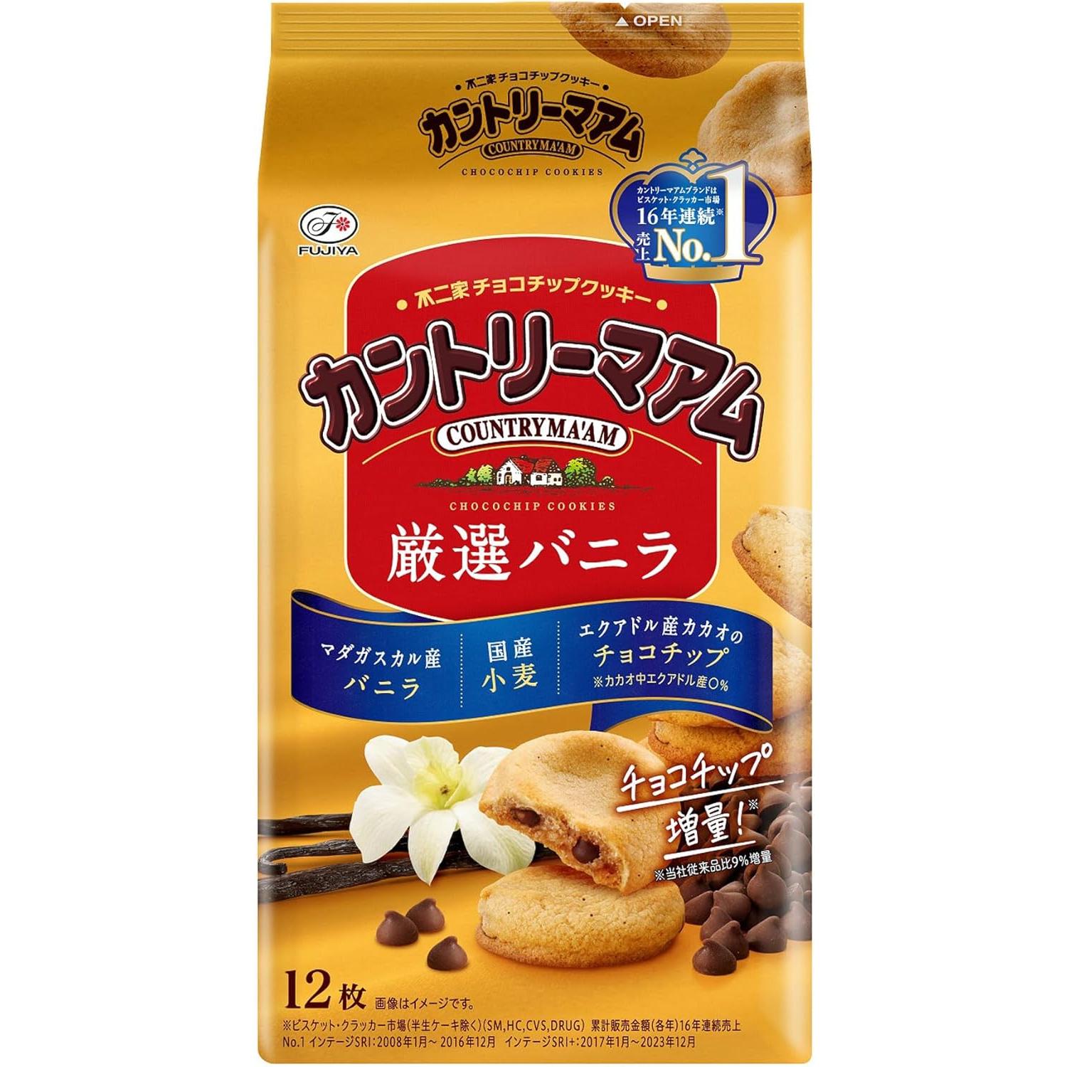 컨트리 MA'AM 소프트 초코칩 쿠키 리치 바닐라맛 12개입