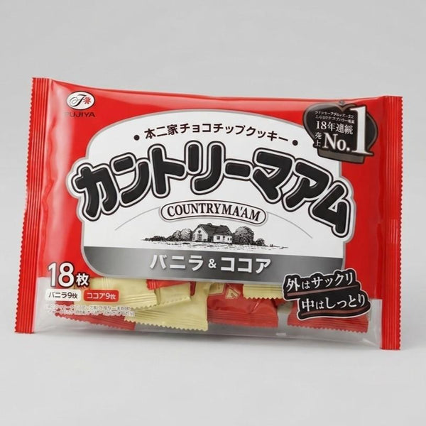 후지야 컨트리 MA'AM 바닐라 & 코코아 소프트 초콜릿 칩 쿠키 18ct.