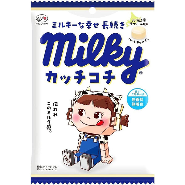 후지야 밀키카치 코치 하드 밀크 캔디 페코짱 밀키 캔디 72g