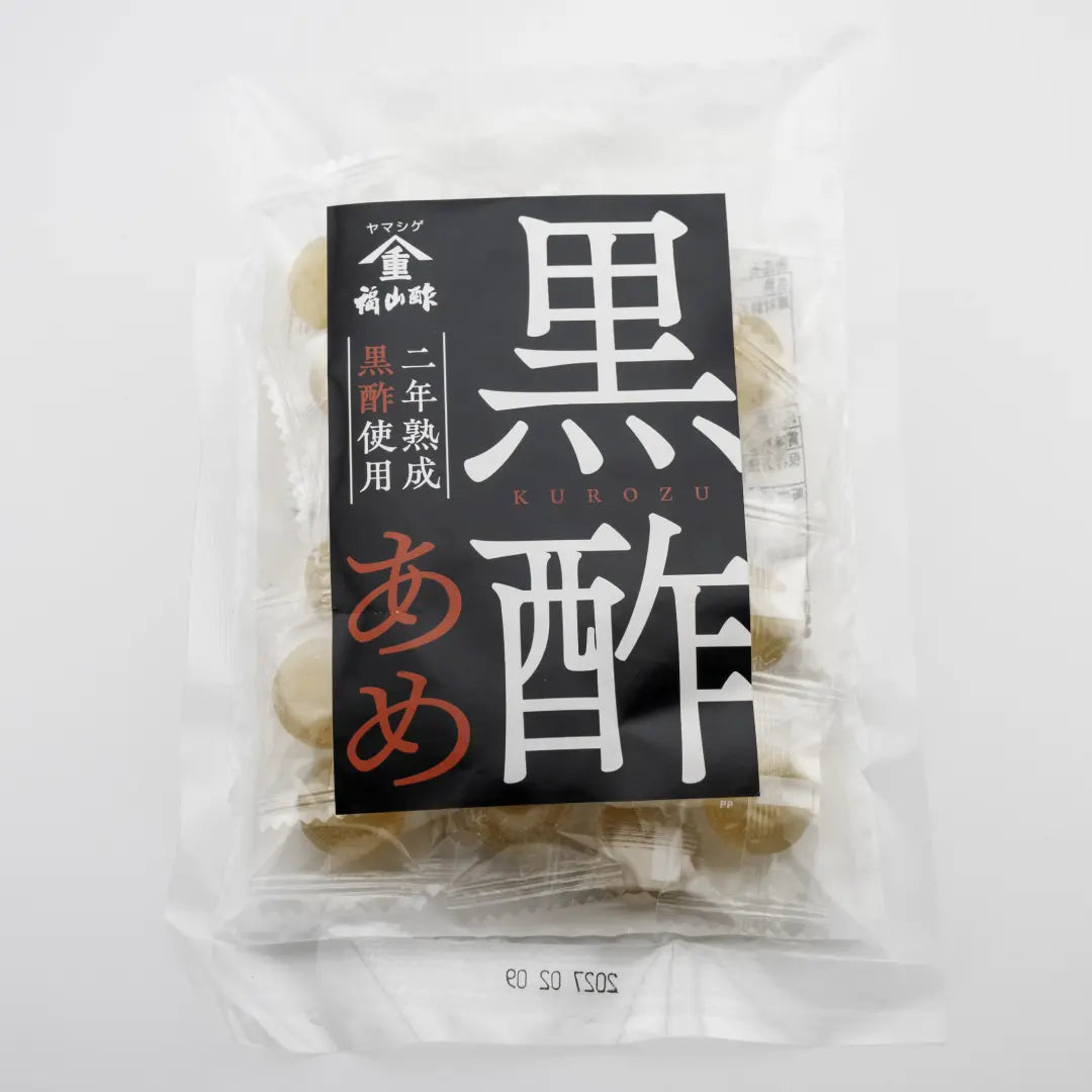후쿠야마스 사과 흑초맛 하드캔디 80g