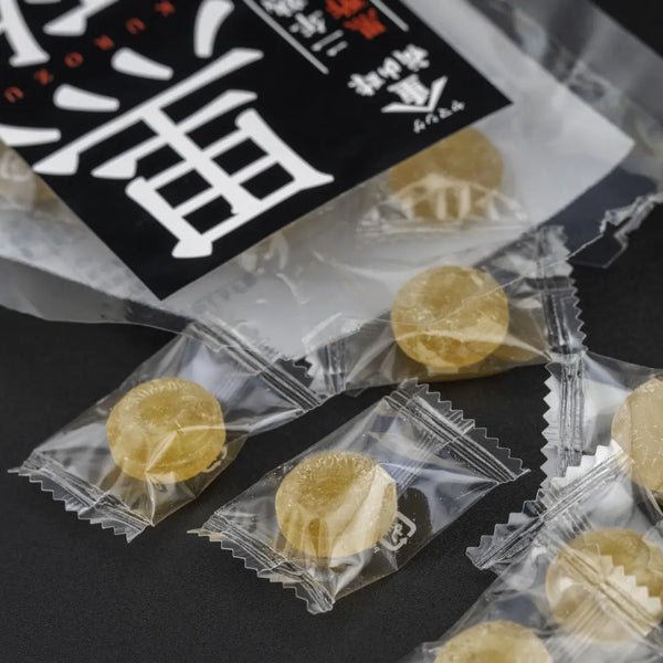 후쿠야마스 사과 흑초맛 하드캔디 80g