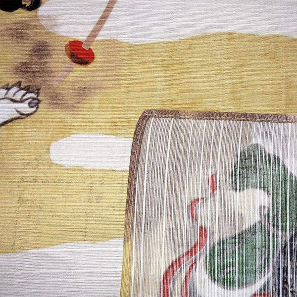 후로시키 풍진 뇌신 바람과 뇌신의 면 보자기 48x48cm