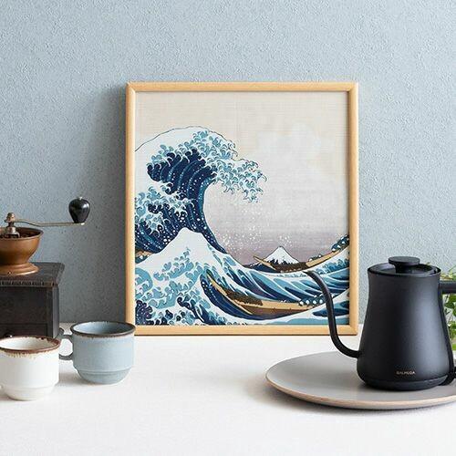 가나가와의 보자기 대파도 면 보자기 48x48cm