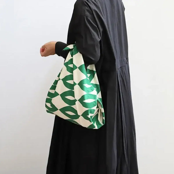 보자기 녹백 무늬 디자인 면 보자기 90cm