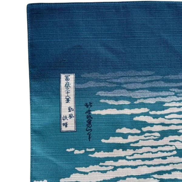 보자기 레드후지 우키요에 아트 코튼 보자기 104×104cm