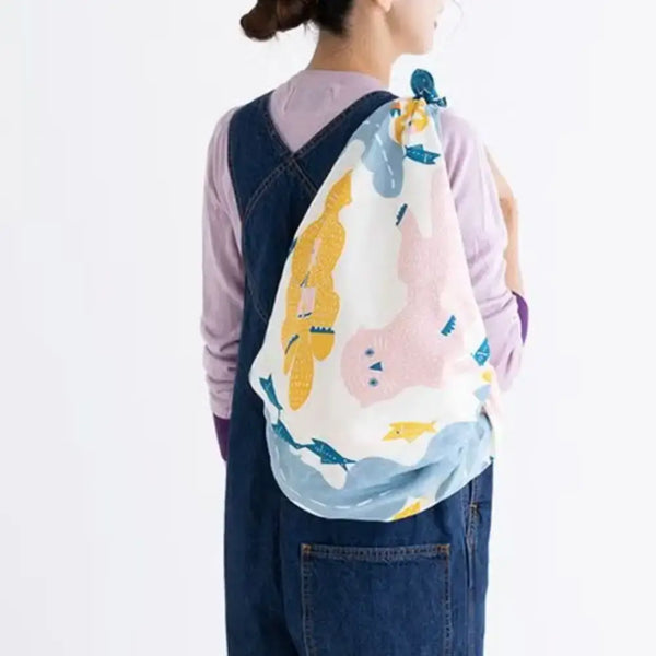 보자기 해달 대형 면 보자기 100cm