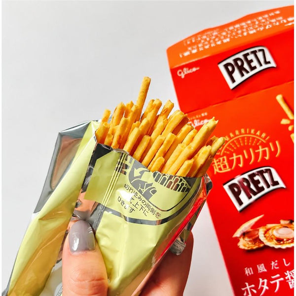 글리코 프레츠 비스킷 스틱 가리비 & 간장 다시맛 55g (10팩)