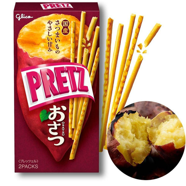 글리코 프레츠 오사츠 사츠마이모 고구마 비스킷 스틱 62g (10개입)